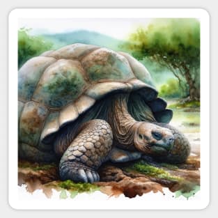 Ancient Wanderer: Galapagos Tortoise Sticker